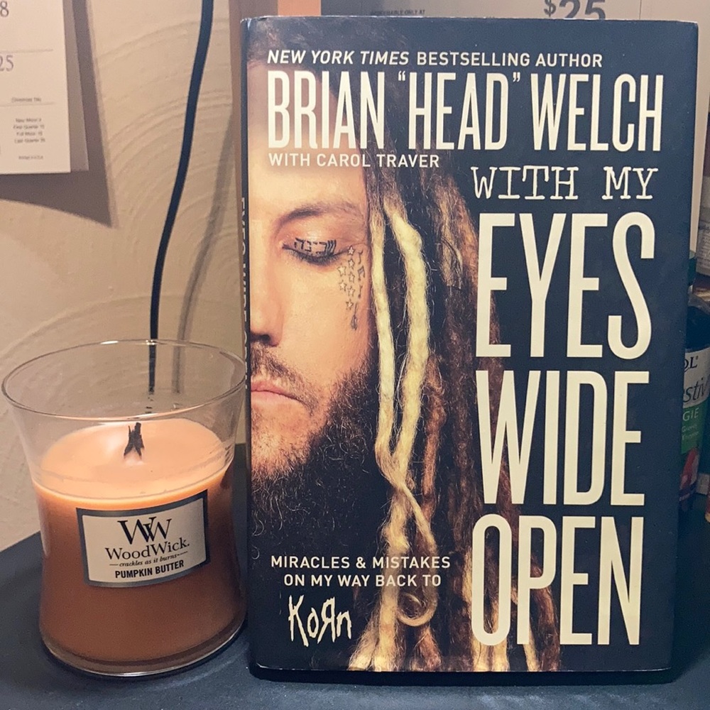 Eyes wide open Brian HEAD Welch